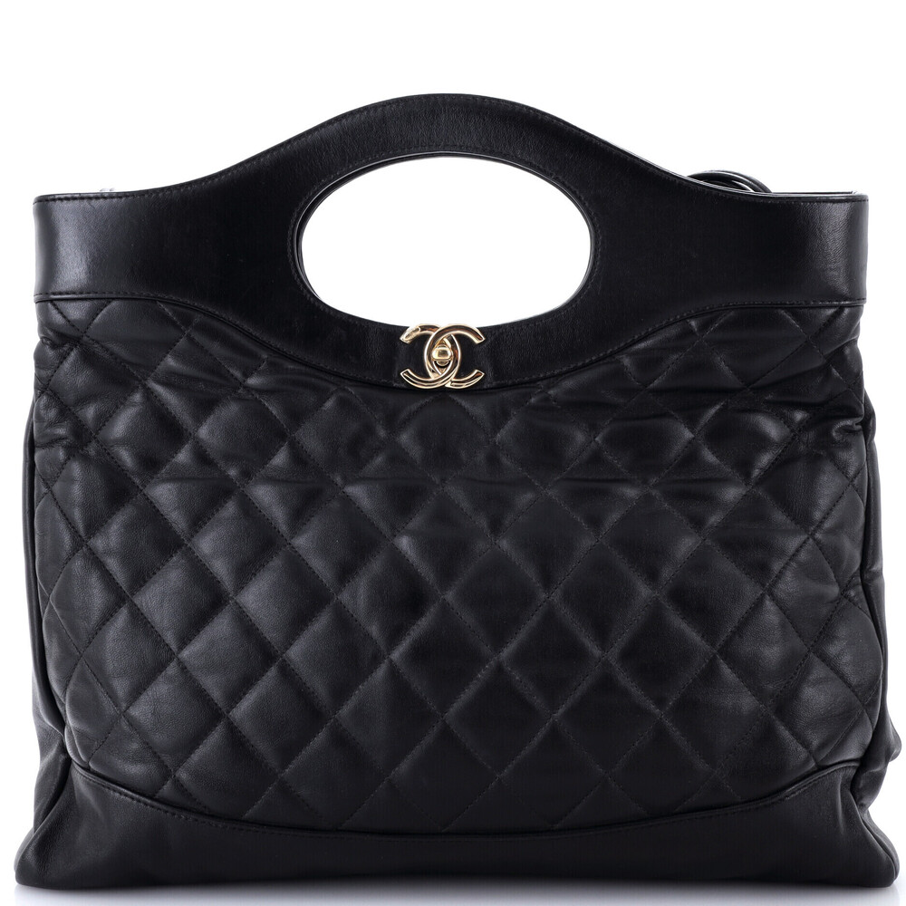 Chanel Large 31 Shopping Bag Quilted Lambskin